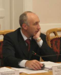 Вадим Меренков на заседании комитета
