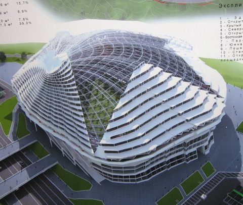 Проект крытого футбольного стадиона