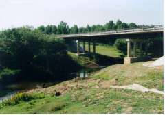 Мост через реку Шиш в Омской области