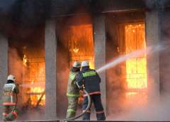 Пожары в Омской области