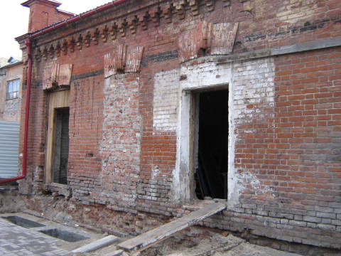 реконструкция Омской крепости, ноябрь 2010