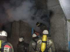 Пожары в Омской области