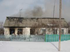 Пожар в Марьяновском районе