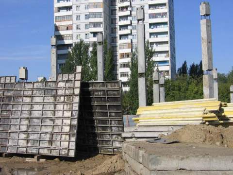 Начало строительства дома на Туполева,5. 2007 год