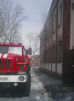 Пожар в омской школе №56