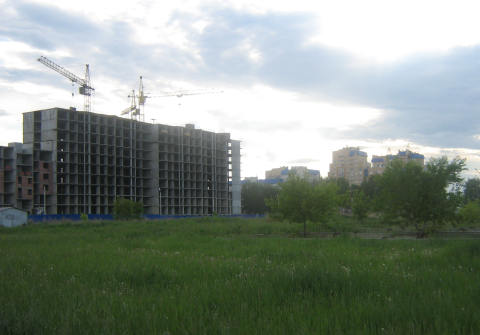Строительство жилого квартала "Кристалл-2" в Омске