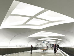 Проект станции метро "Кристалл" в Омске