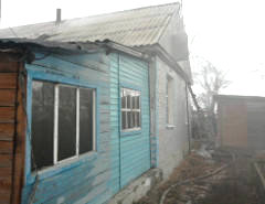 Пожар в селе Красногорка в Полтавском районе Омской области