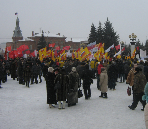 Митинг в Омске 4.02.2012