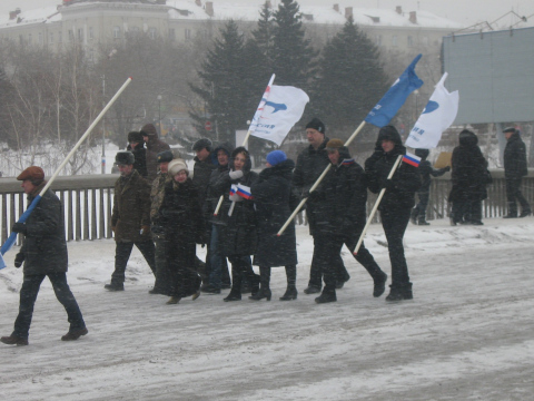 Митинг в Омске 4.02.2012