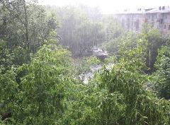 Дождь в Омске