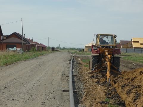 Строительство дорог в "Александровской усадьбе"
