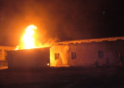 Пожар в Черлакском районе 5.09.2012