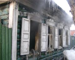 Пожар в частном доме по адресу 16-я Амурская, 39