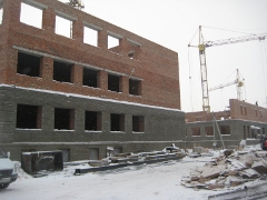 Строительство школы в микрорайоне "Кристалл"