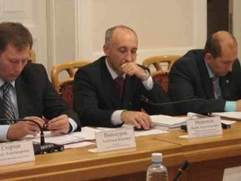 Александр Винокуров, Вадим Меренков и Евгений Фрезоргер