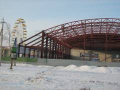 Строительство крытого катка в Тюкалинске