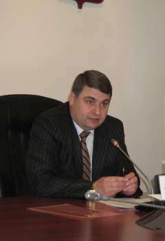 Владимир Стрельцов на пресс-конференции
