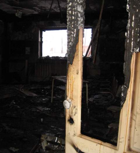 пожар в Андреевском интернате 24 ноября