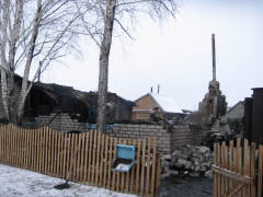 пожар в селе Желанное Одесского района 26 ноября