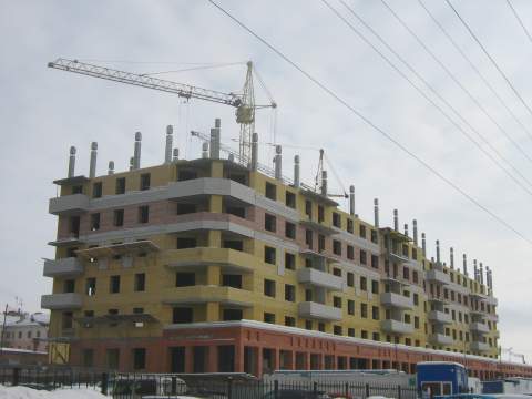 Строительство дома на улице Маяковского - 8 линия