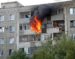 Пожар по проспекту Менделеева от 8 июля 2011