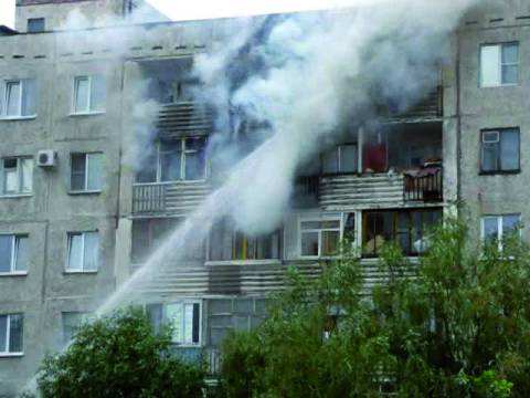 Пожар по проспекту Менделеева от 8 июля 2011