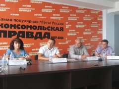 Встреча в пресс-центре "Комсомольская правда"