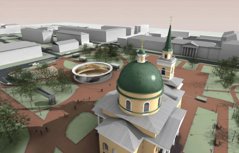 Проект реконструкции концертного зала в Омске