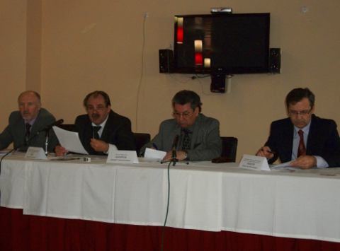 (слева направо) Александр Дейнеко, Анатолий Тиль, Альберт Каримов, Вячеслав Иванов