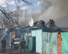 Пожары в Омске