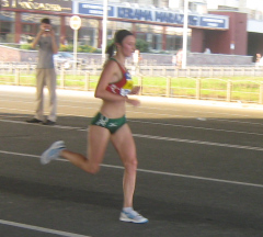 Ольга Мазуренок приближается к финишу
