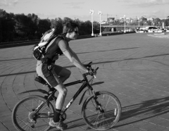 Велосипедисты в Омске