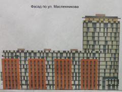 Проект дома на пересечении улиц Масленникова И Маршала Жукова