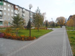 Сквер в Октябрьском округе
