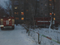 Пожар в доме по 27-й Северной в Омске