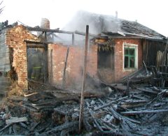 Пожар в поселке Первомайский Тюкалинского района