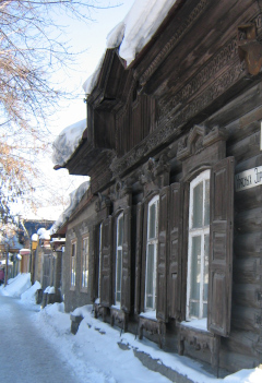 Деревянные дома в Омске