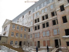 Хирургический корпус №1 ДКБ№3 в Омске (январь 2013)
