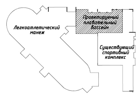 План строительства бассейна по улице Декабристов в Омске