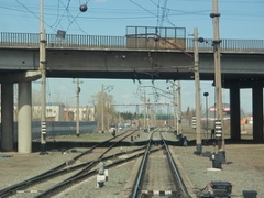 Железнодорожные пути по улице 10 лет Октября