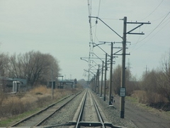 Железнодорожные пути по улице 21-я Амурская