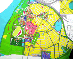 План застройки Ленинского округа Омска