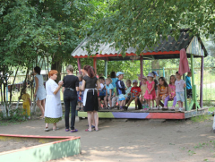 Пожар в детском саду №270 в Омске